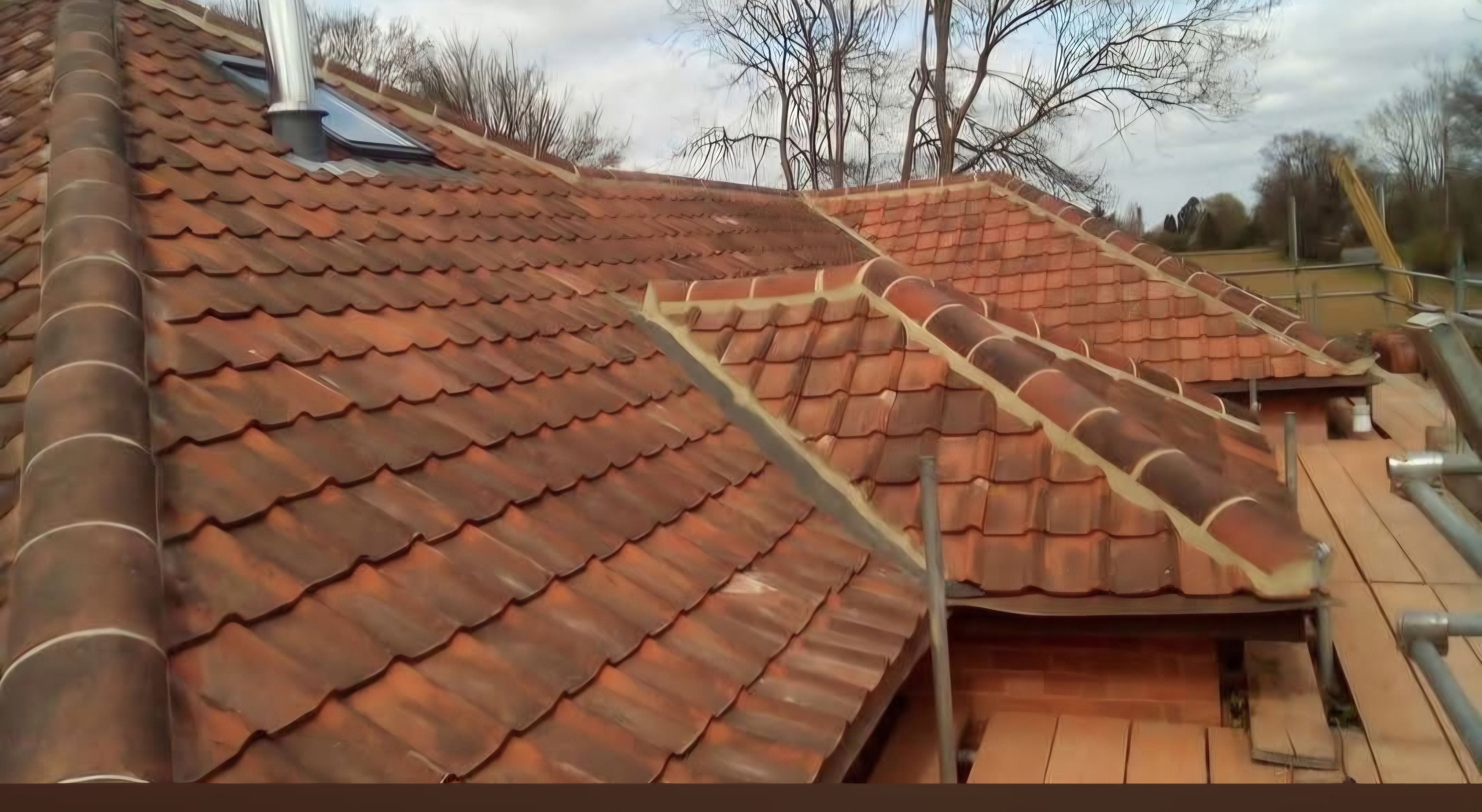 Traditional Clay Roof Re-Roof Using Existing Tiles