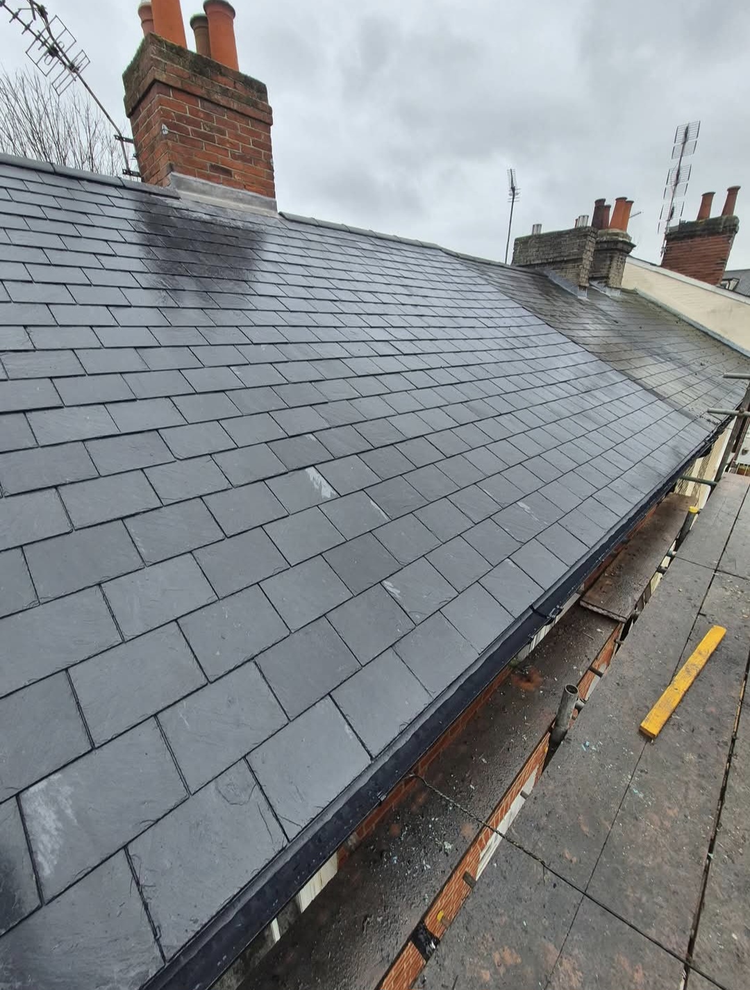 Natural Slate Roof Replacement in Colchester City Centre