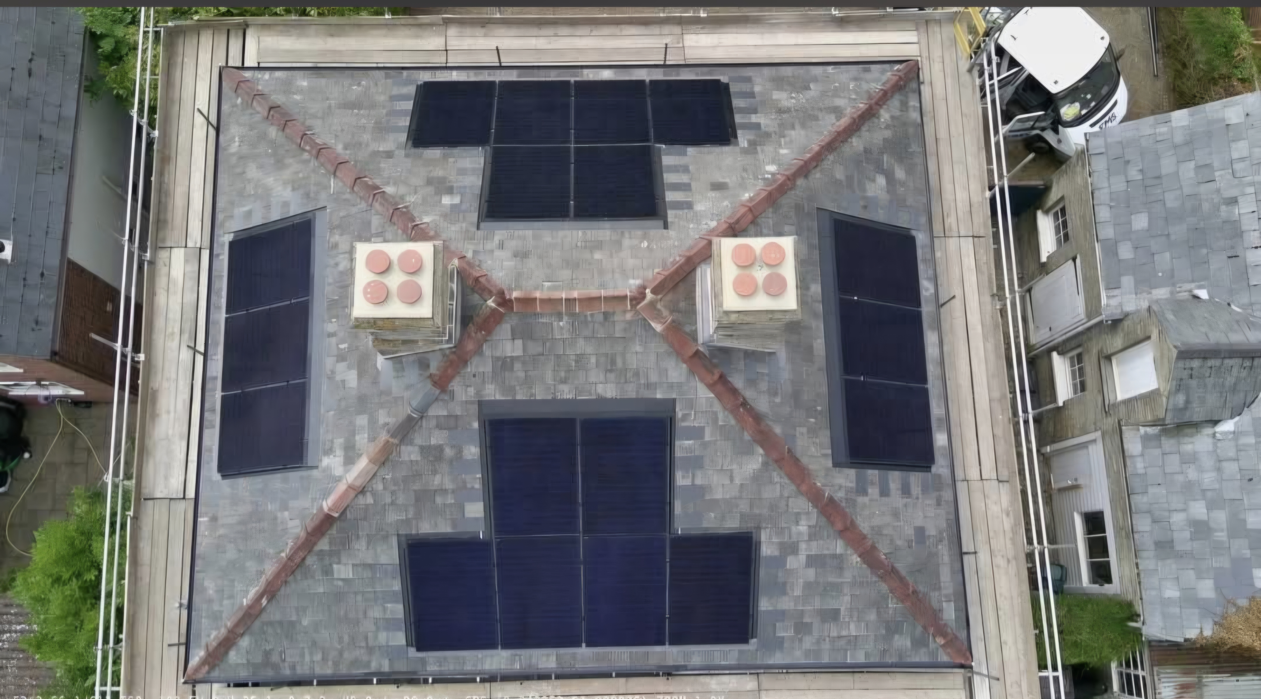 Re-slate with GSE Solar Installation in Colchester